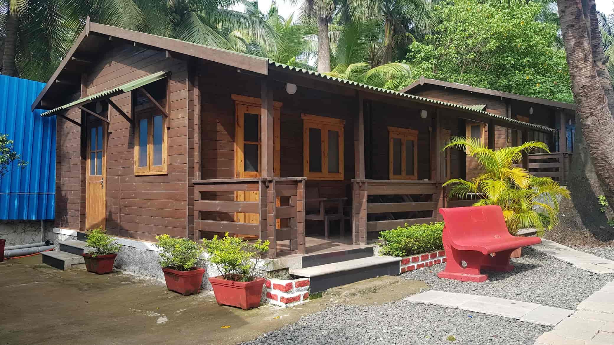 Luxury Wooden Cottages Near Beach, Gorai Maharashtra | video